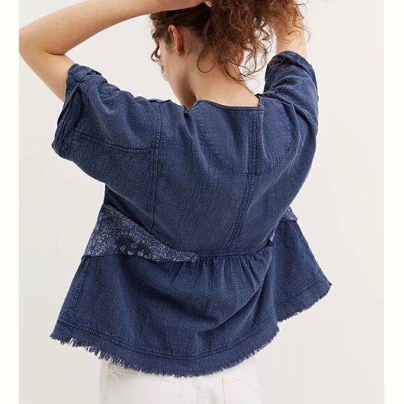 Anthropologie I Pilcro Denim Kimono Jacket - Picture 4 of 8